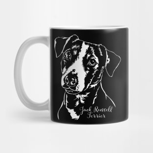 Funny Jack Russell Terrier dog portrait gift Mug